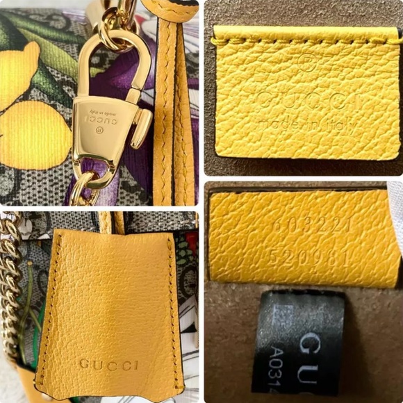 💎 Rare GUCCI GG Flora Padlock Bamboo Multicolor Limited Edition 100% Authentic! - Picture 11 of 17